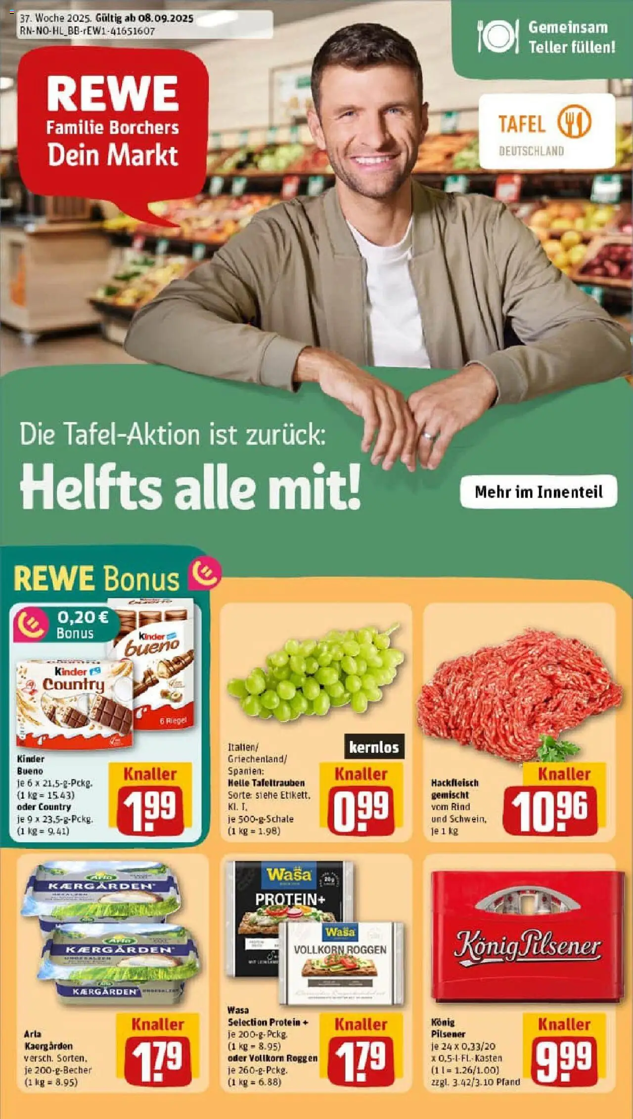 REWE Prospekt ab 07.09.2025 nächste Woche - Prospekt Kiel	
