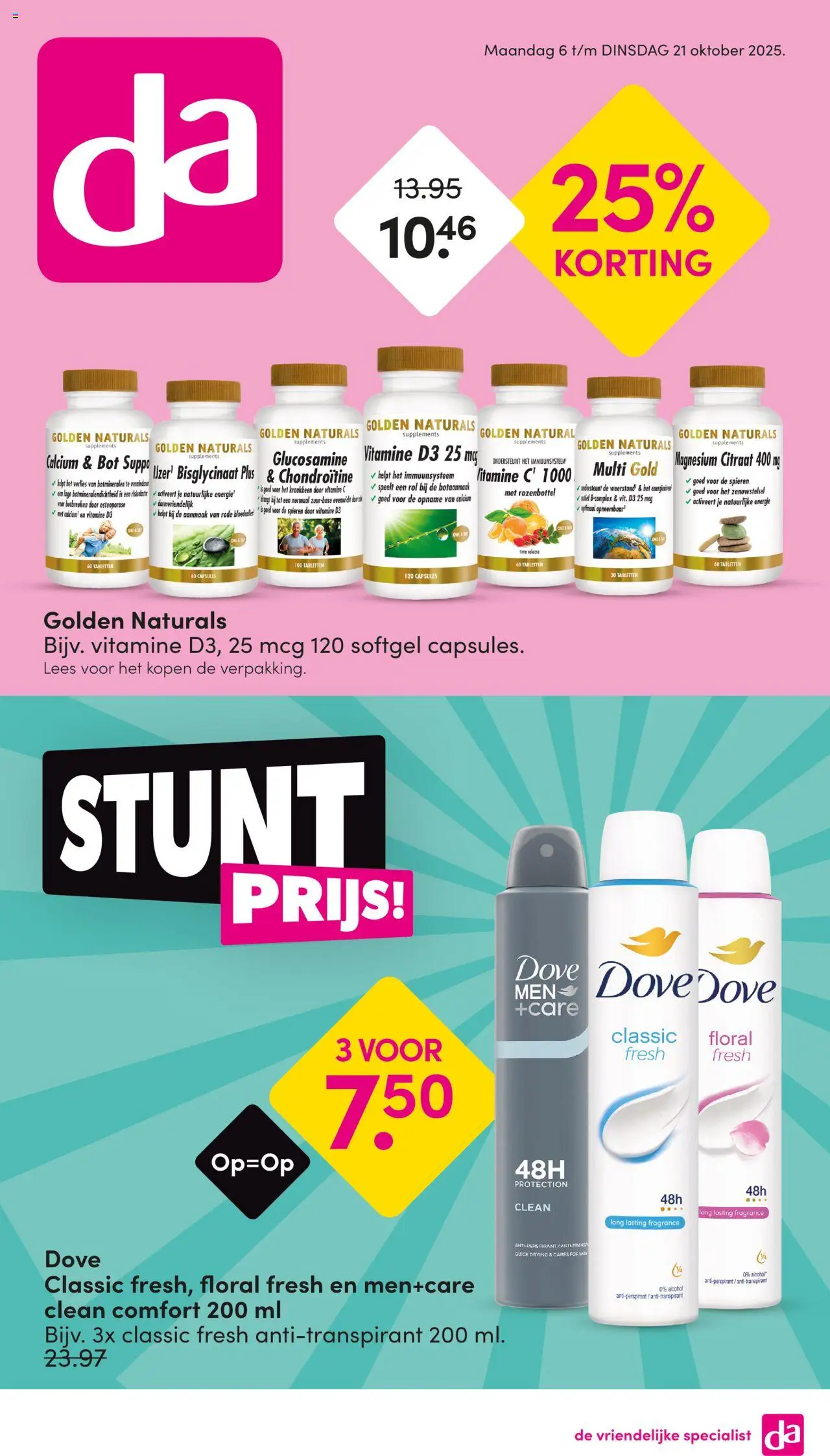Voorbeeld van Folder van winkel Da geldig vanaf 06-10-2025