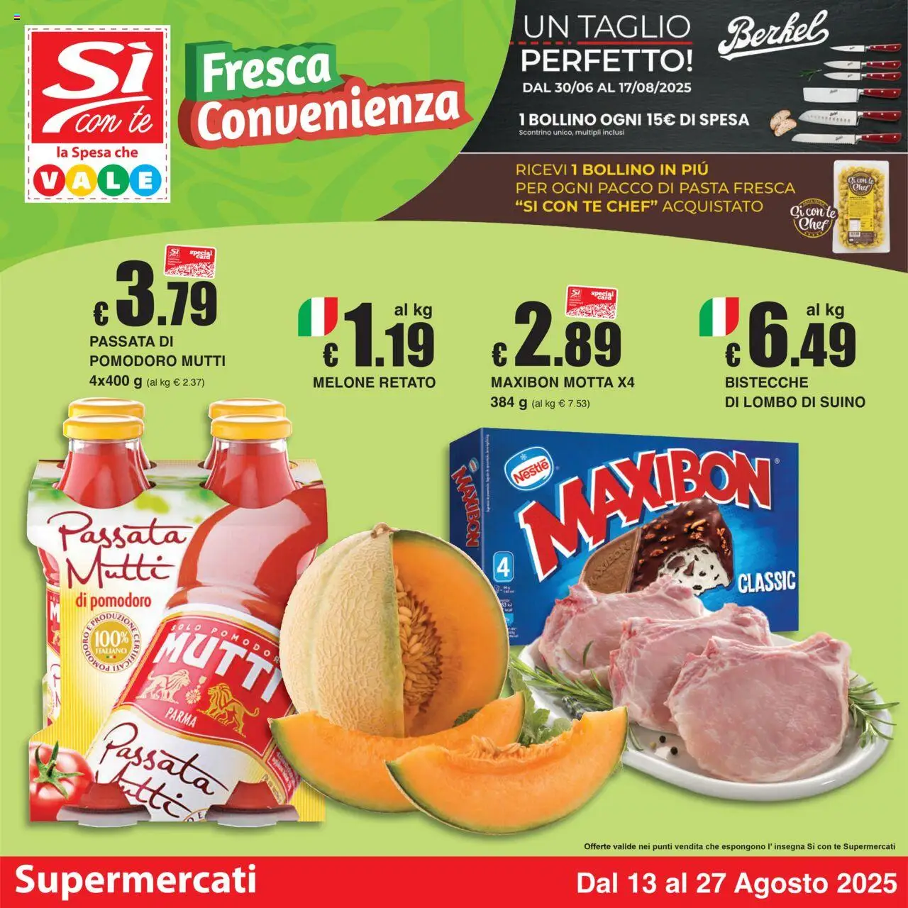 Volantino Sì con Te valido da 13/08/2025 numero di pagina 1