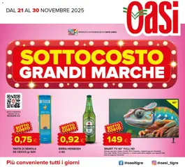 Anteprima dell'opuscolo Volantino Ascoli Piceno dal negozio Oasi valido da 21/11/2025