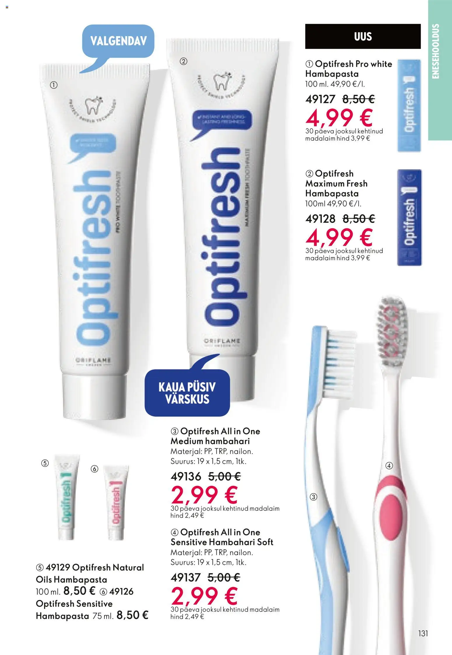 Oriflame kliendilehe eelvaade alates 2026.01.28