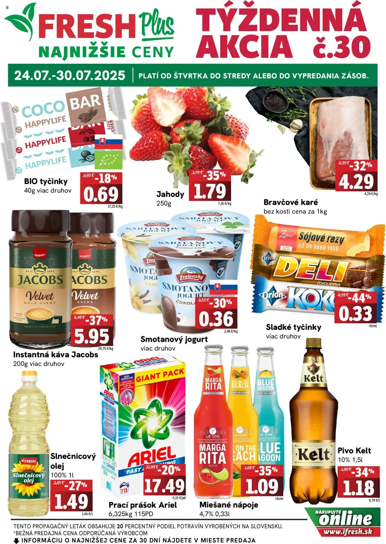 Fresh Leták od 24.07.2025 > Potraviny online