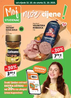 Pregled letka Moj Studenac trgovine Studenac vrijedi od 15.10.2025