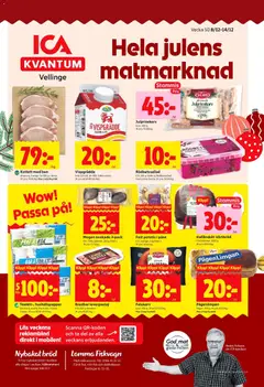 Förhandsgranska reklamblad Vellinge från butik ICA Kvantum gäller från 08/12/2025