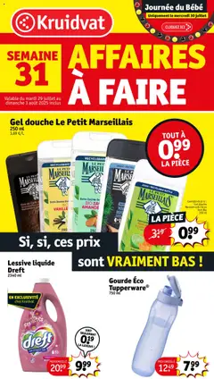 Prévisualisation de Folder de la semaine 31 du magasin Kruidvat formulaire valide 28/07/2025