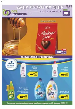 Pregled Europrom kataloga - važi od 17.10.2025