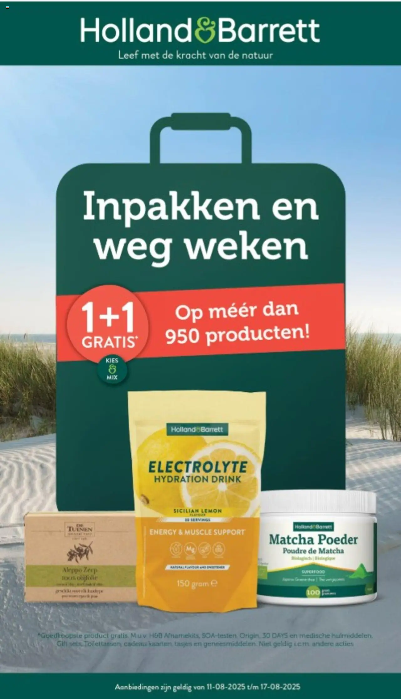 Holland & Barrett shop Folder geldig vanaf 11-08-2025 - Paginanummer 1