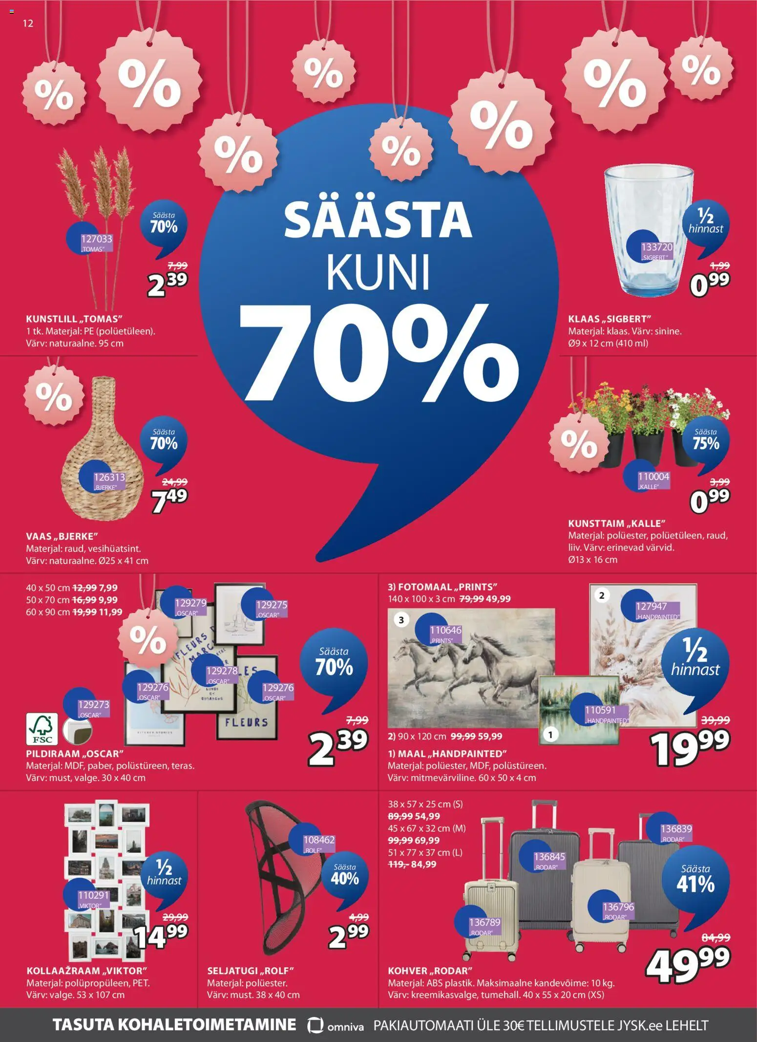 JYSK kliendilehe eelvaade alates 2026.01.06