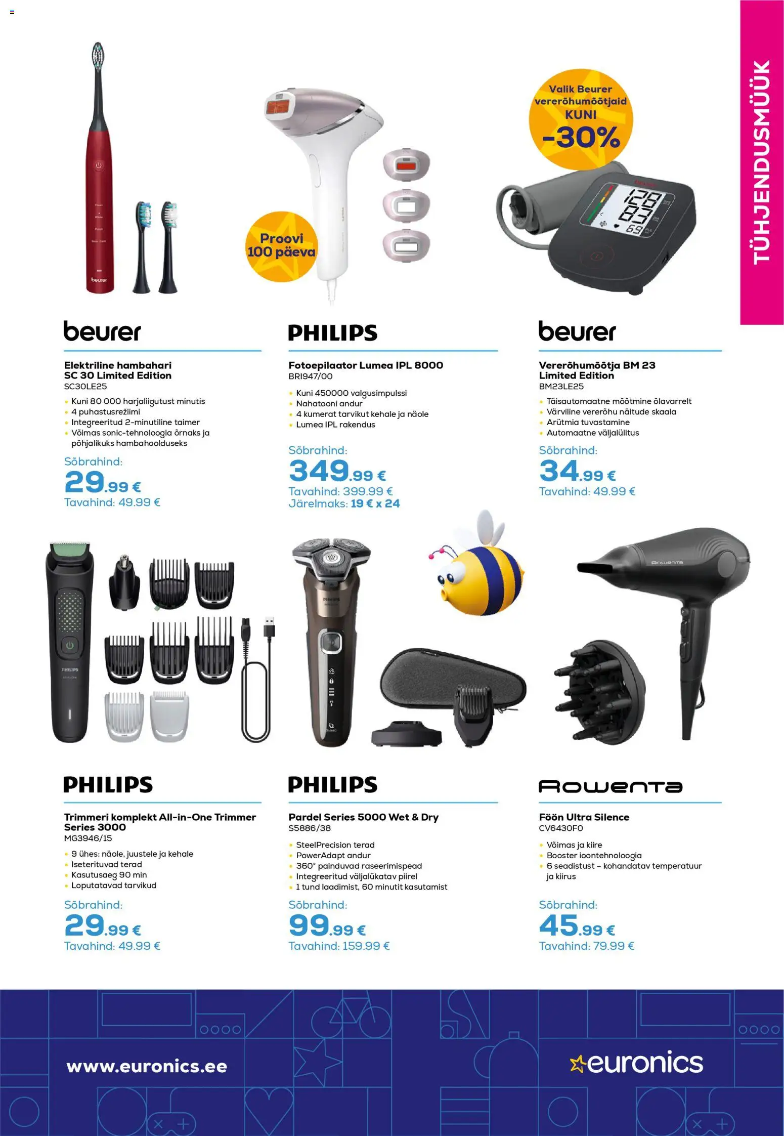 Euronics kliendilehe eelvaade alates 2026.01.01