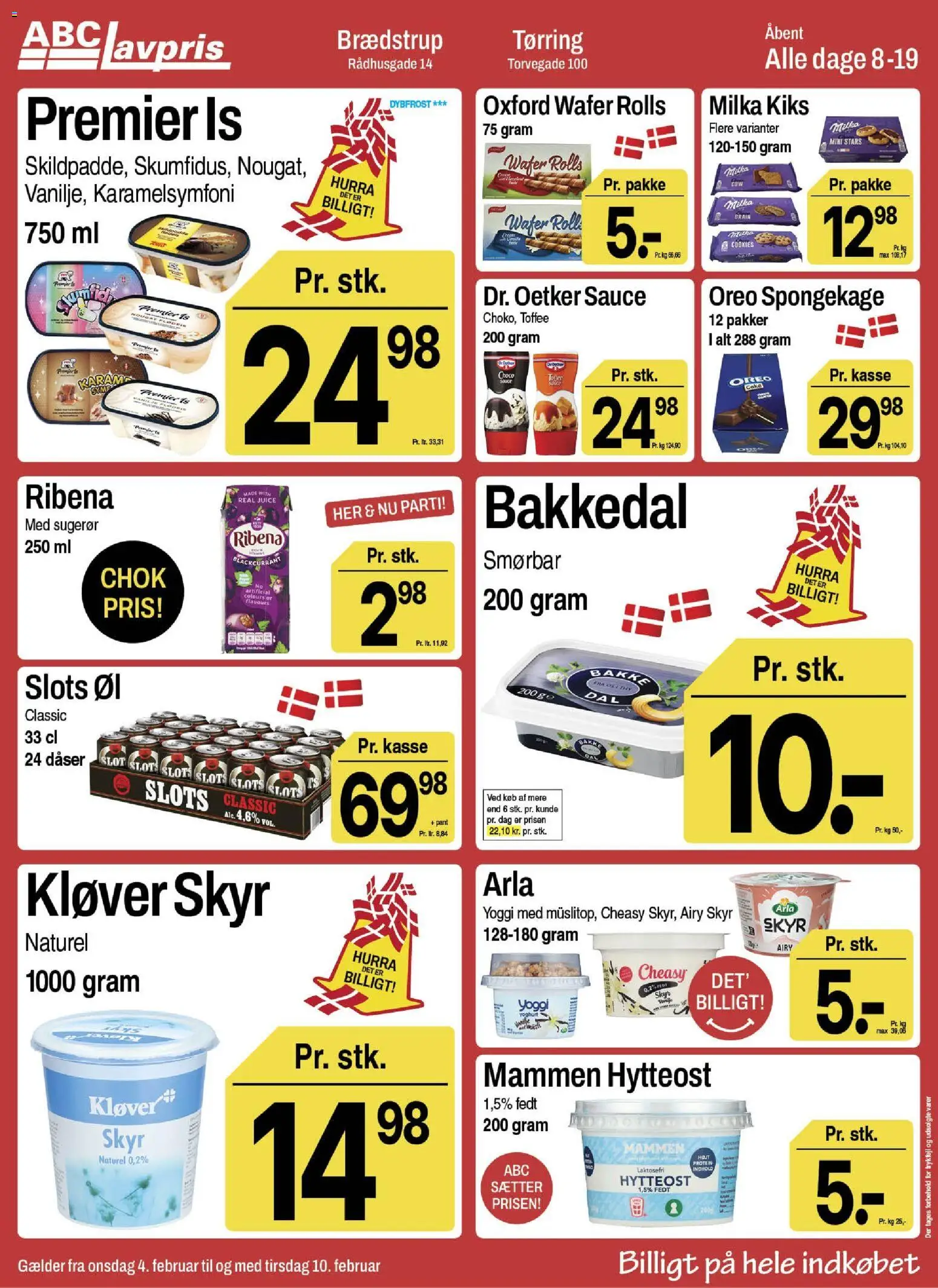 Eksempel på tilbudsavis Brædstrup fra butik Abc Lavpris gyldig fra 04/02/2026