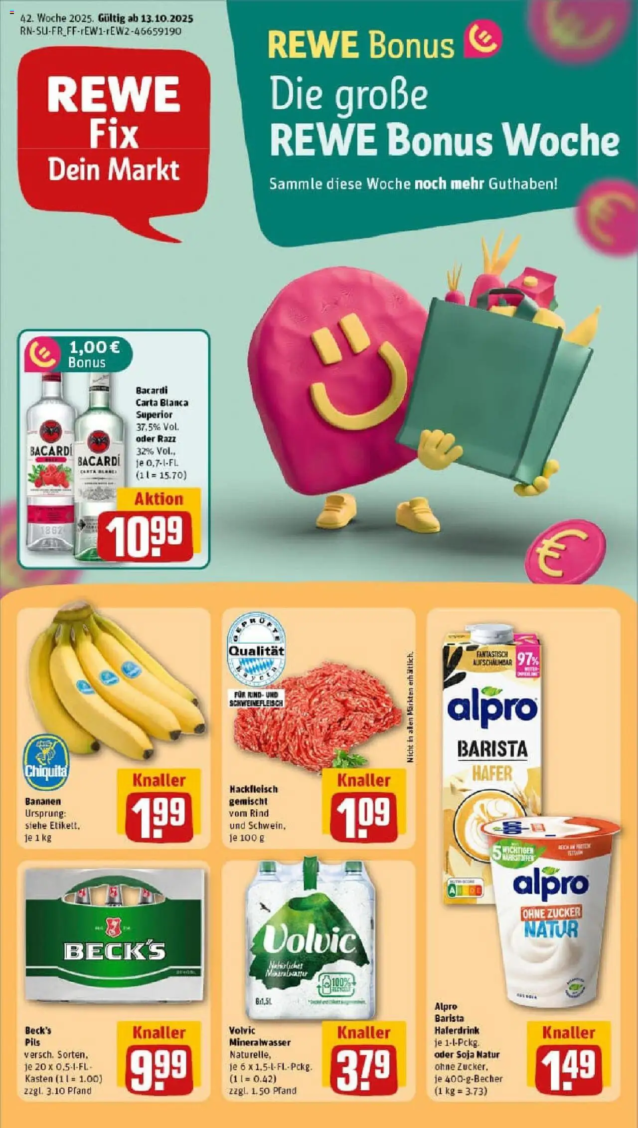 REWE Prospekt ab 13.10.2025 nächste Woche - Prospekt Neunkirchen Am Sand	