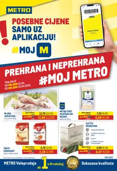 Pregled letka Metro Katalog trgovine Metro vrijedi od 01.04.2026