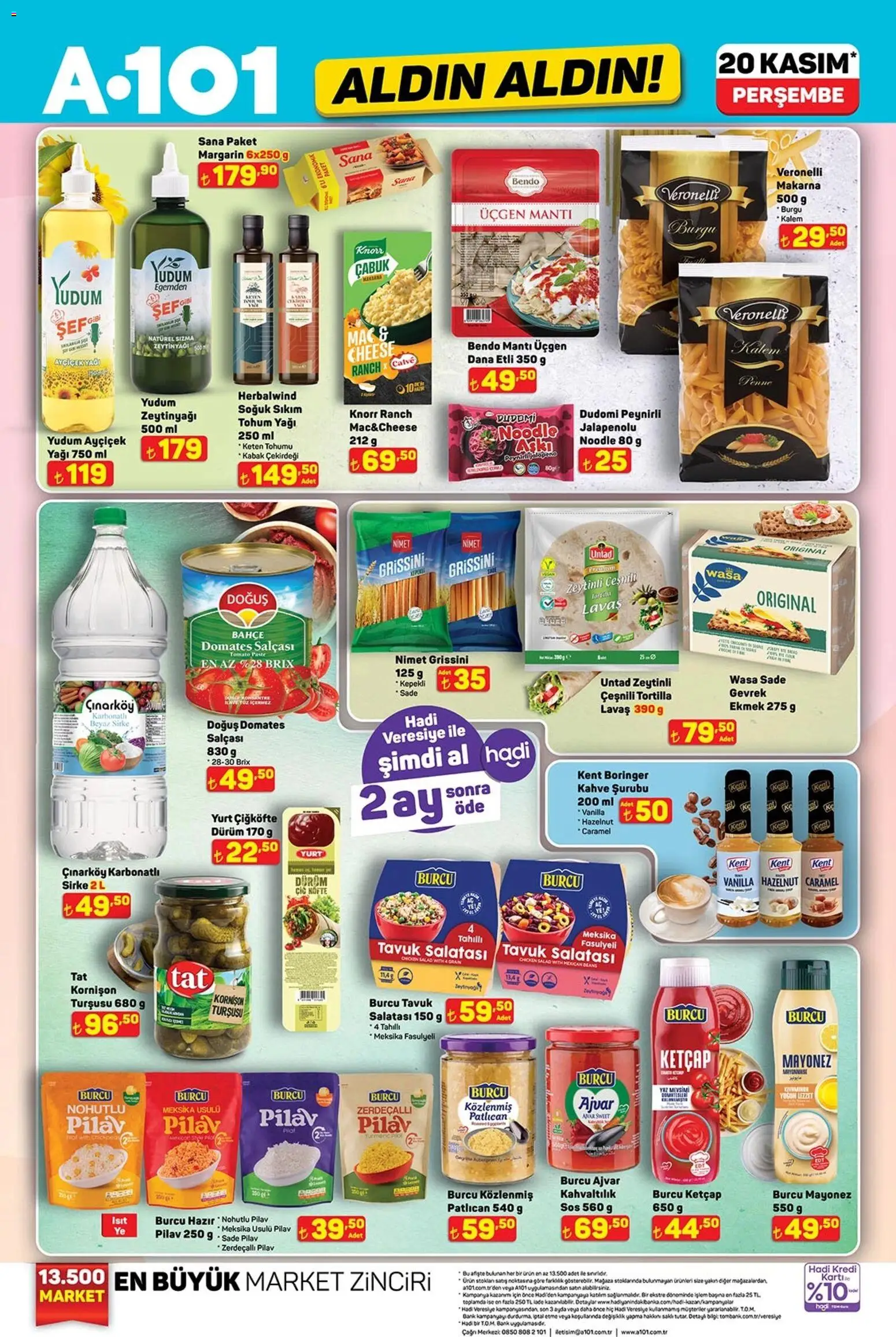 A101 Katalog Aldın Aldın 20.11.2025 - Broşürünün önizlemesi