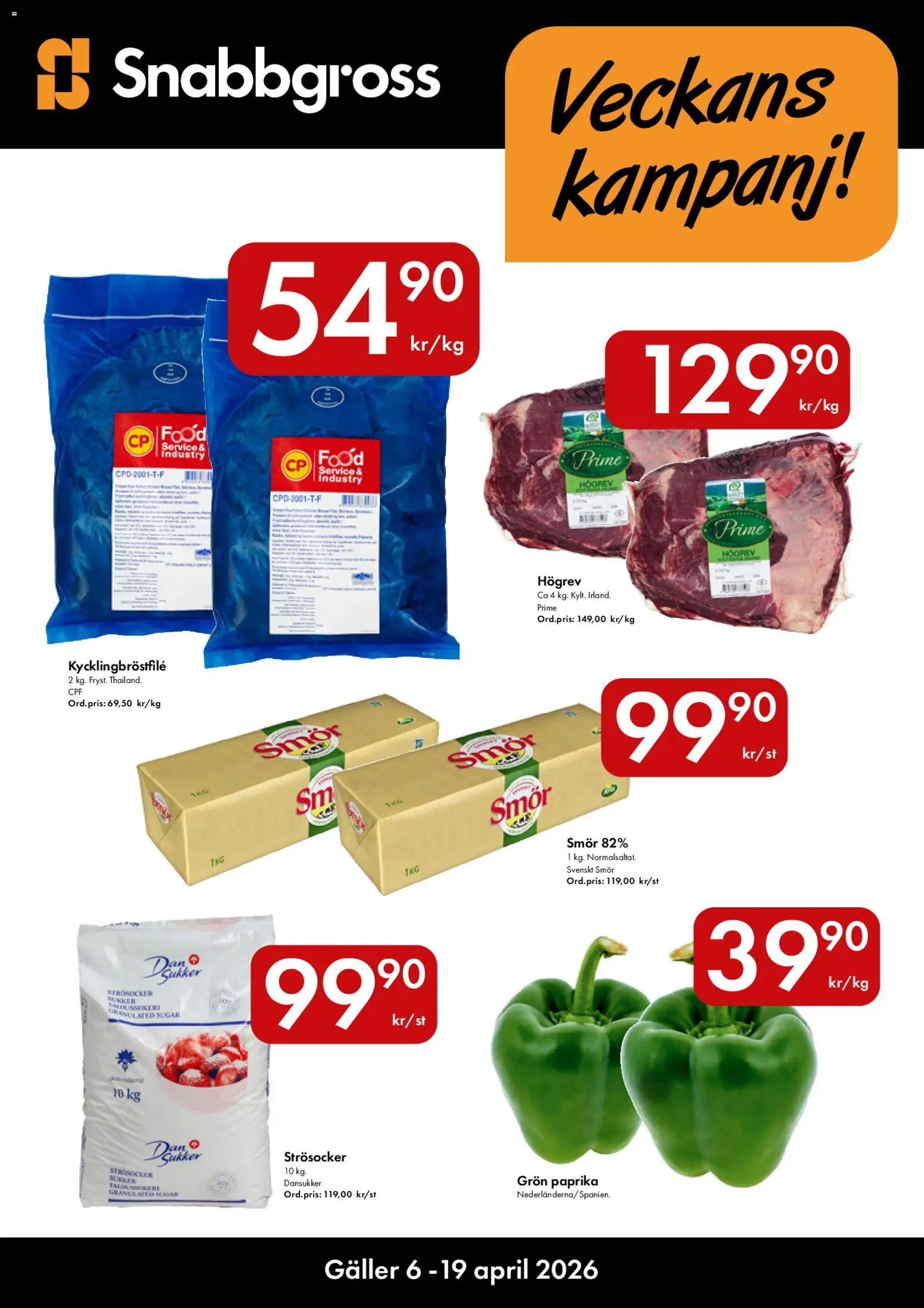 Förhandsgranska reklamblad Hypermarkety erbjudanden från butik Hypermarkety gäller från 06/04/2026
