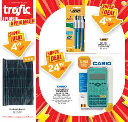 Voorbeeld van Publicité van winkel Trafic geldig vanaf 13/08/2025