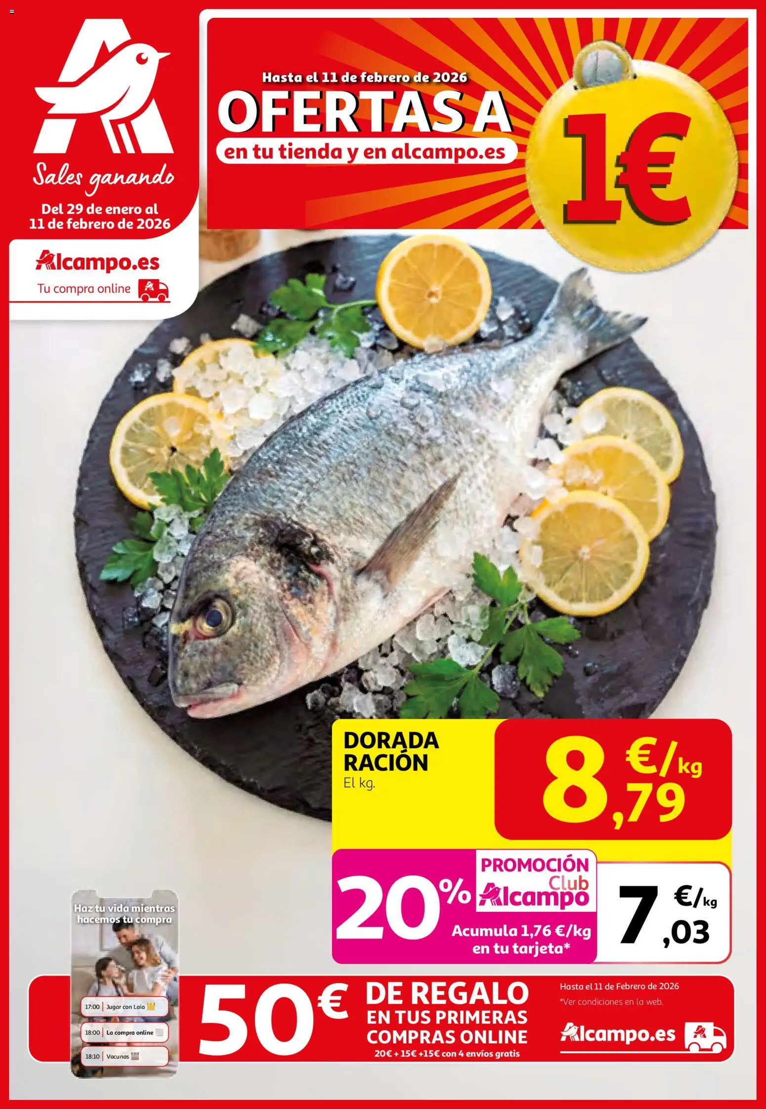 Vista previa del folleto de la tienda Alcampo válido desde el 29/01/2026 