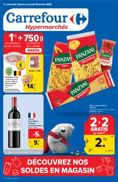 Voorbeeld van Folder de la semaine 2 van winkel Carrefour geldig vanaf 07/01/2026