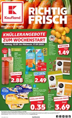 Vorschau von dem Prospekt des Geschäftes Kaufland, gültig ab dem 14.09.2025