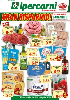 Anteprima dell'opuscolo Ipercarni volantino dal negozio Ipercarni valido da 07/04/2026