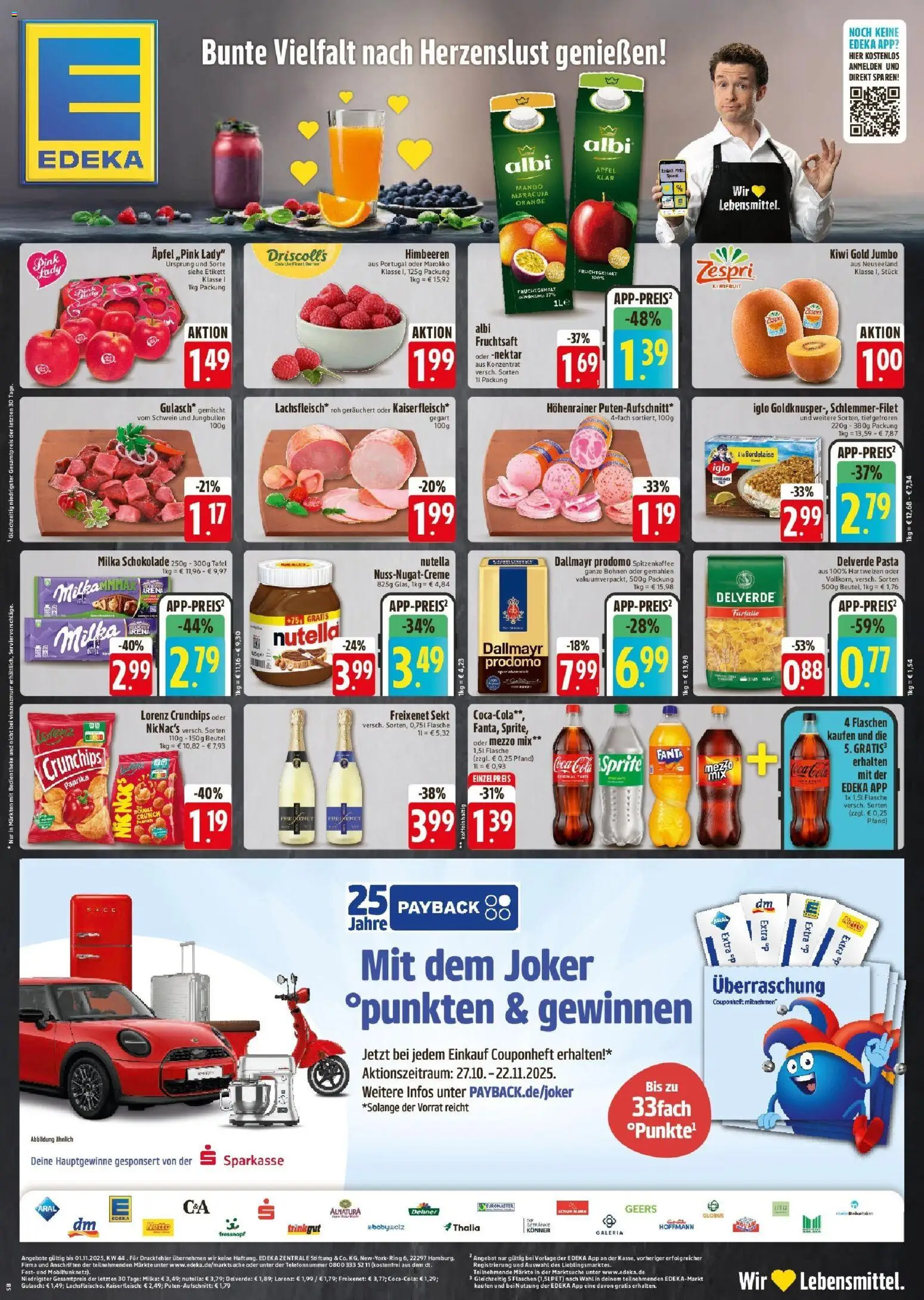 Vorschau von dem Prospekt des Geschäftes Edeka, gültig ab dem 29.10.2025