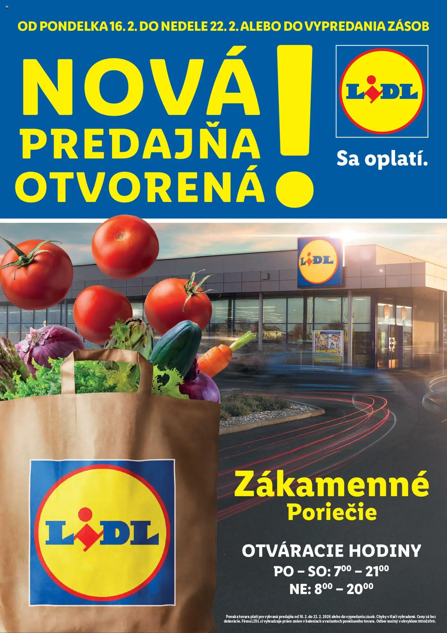 Náhľad Lidl letáku platného od 16.02.2026