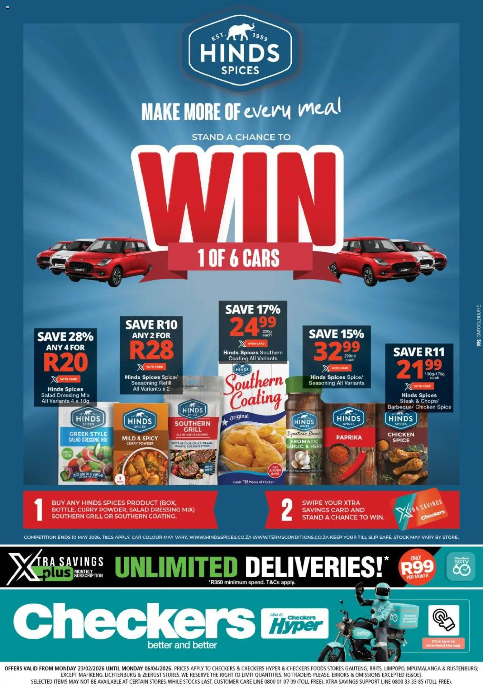 Preview of Checkers flyer valid from 23/03/2026