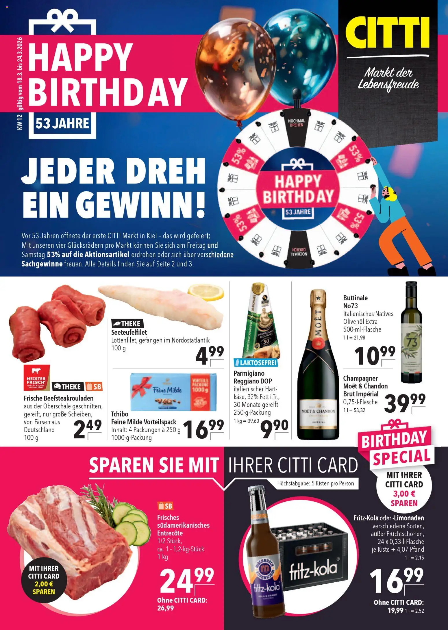 Vorschau von dem Prospekt des Geschäftes CITTI Markt, gültig ab dem 18.03.2026