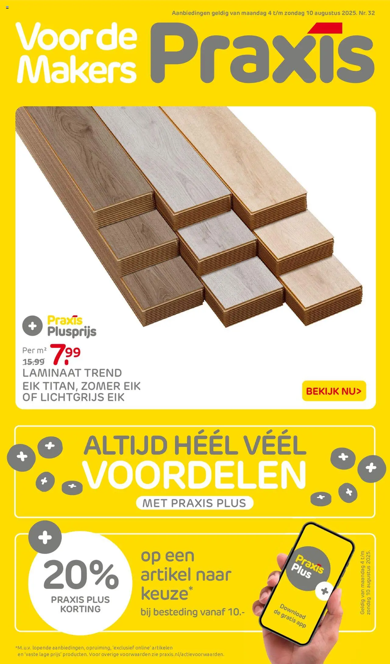 Praxis shop Folder geldig vanaf 04-08-2025 - Paginanummer 1