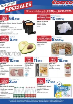 Prévisualisation de Nos offres spéciales du magasin Costco formulaire valide 23/10/2025