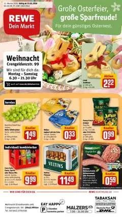 Vorschau von dem Prospekt des Geschäftes Rewe, gültig ab dem 23.03.2026