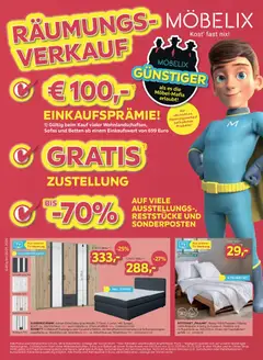 Vorschau der Angebote: Möbelix Räumungs-Verkauf gültig ab 22.12.2025