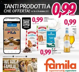Anteprima dell'opuscolo Volantino Superstore dal negozio Famila valido da 16/10/2025