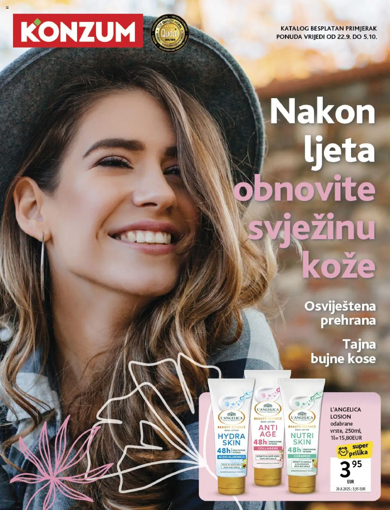Konzum HR aktuális szórólap, érvényes 2025.09.22.-től - 1 oldal