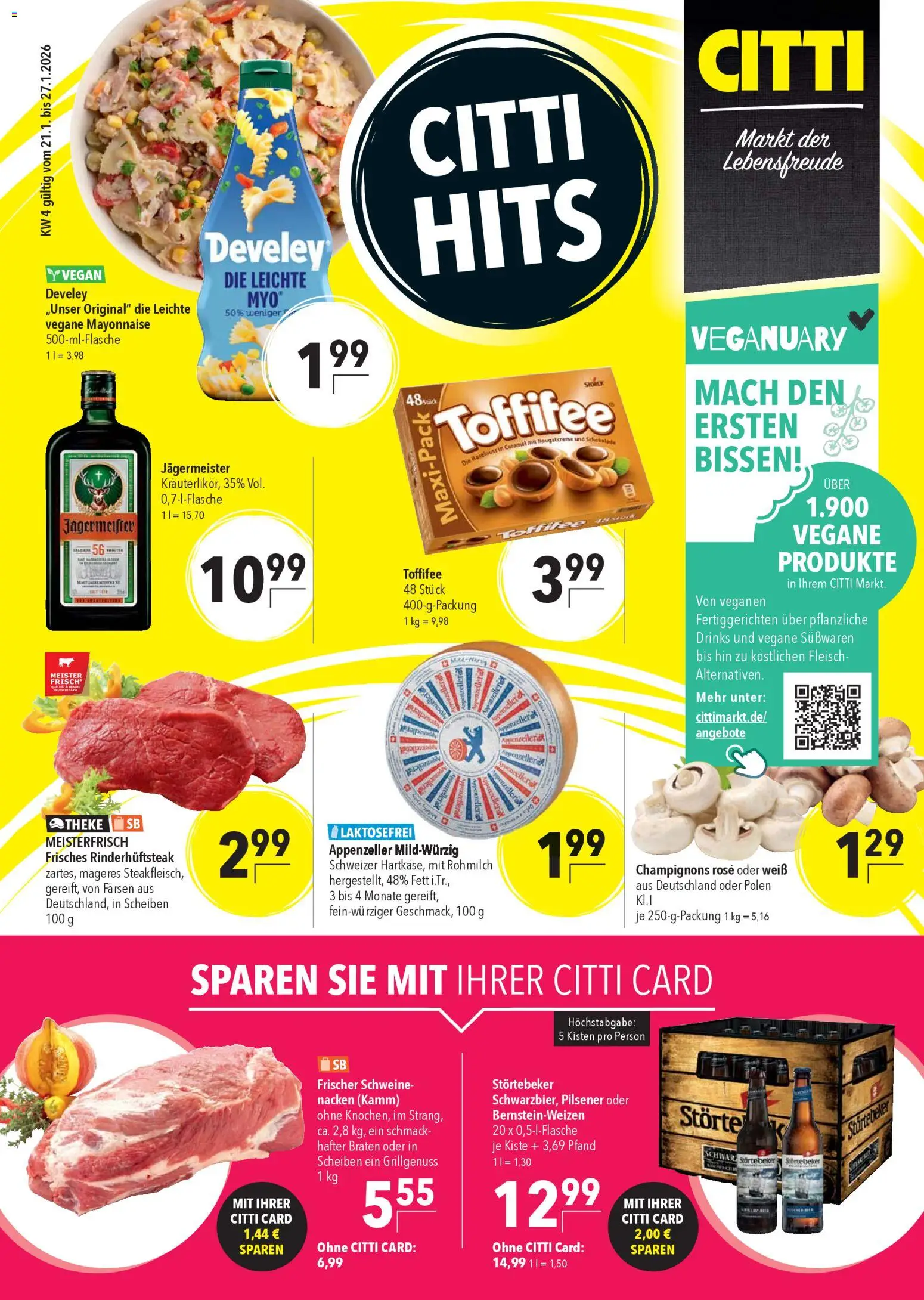 Vorschau von dem Prospekt des Geschäftes CITTI Markt, gültig ab dem 21.01.2026