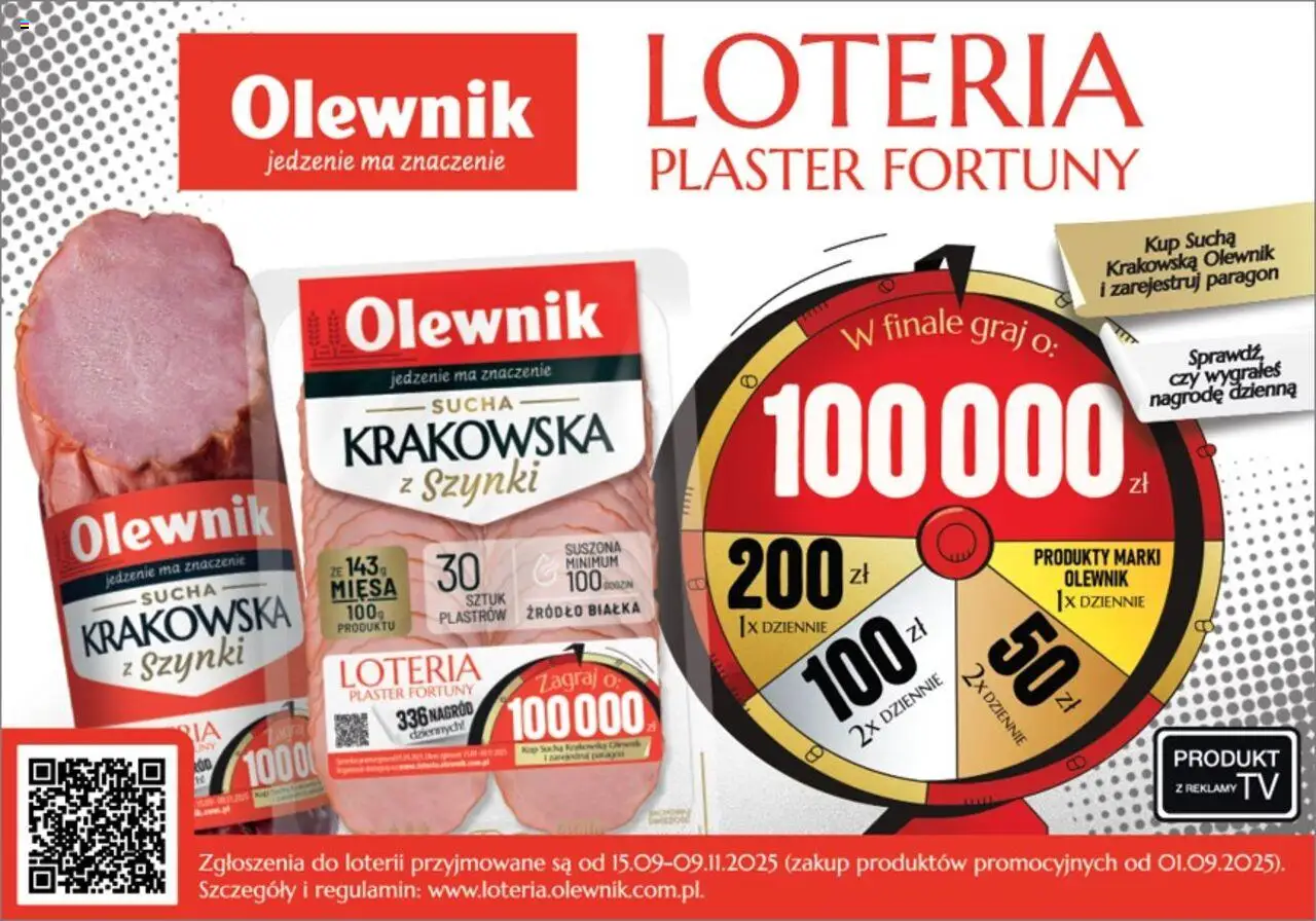 Intermarche Konkurs - Loteria Plaster Fortuny od 15.09.2025 - Nowa Gazetka - Numer strony 1 - Plaster