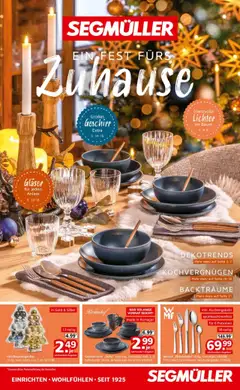 Vorschau von dem Prospekt des Geschäftes Segmüller, gültig ab dem 18.10.2025