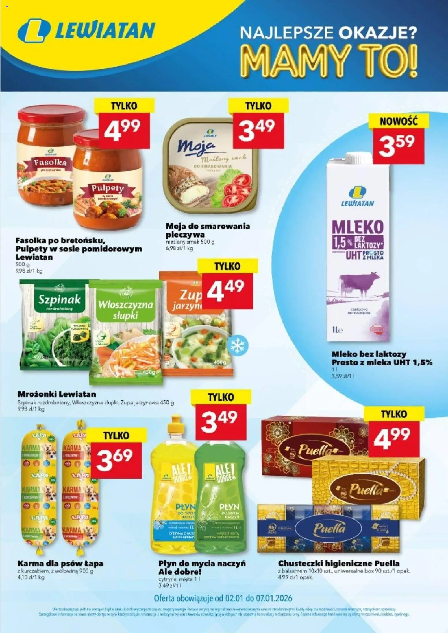 Pogląd gazetki "Są okazje w Lewiatanie" ze sklepu Lewiatan ważnej od 02.01.2026