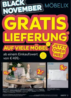 Vorschau der Angebote: Möbelix Black Friday gültig ab 11.11.2025