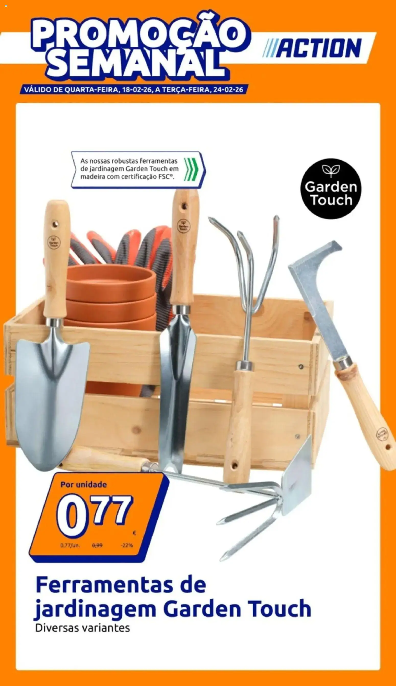Pré-visualização do folheto da loja Action válida a partir de 18/02/2026