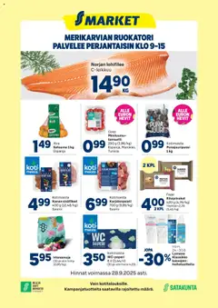 Kaupan S-market Merikarvia esikatselu, voimassa 24/09/2025