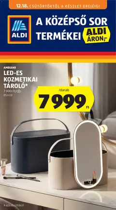 Aldi - Középső sor termékei megtekintése, amely érvényes 2025.12.18.-től