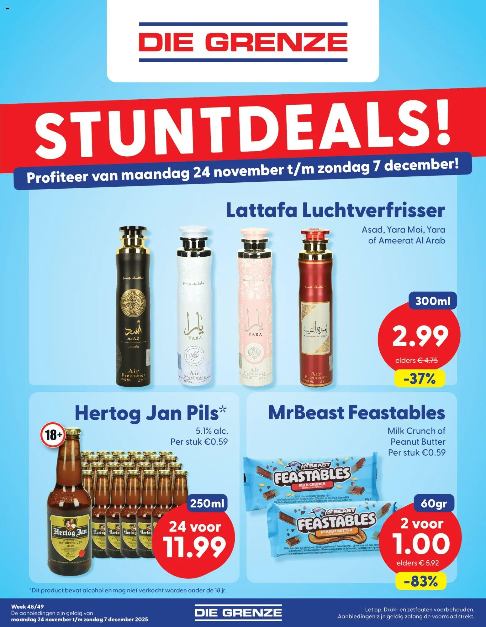 Voorbeeld van Folder week 48/49 van winkel Die Grenze geldig vanaf 24-11-2025