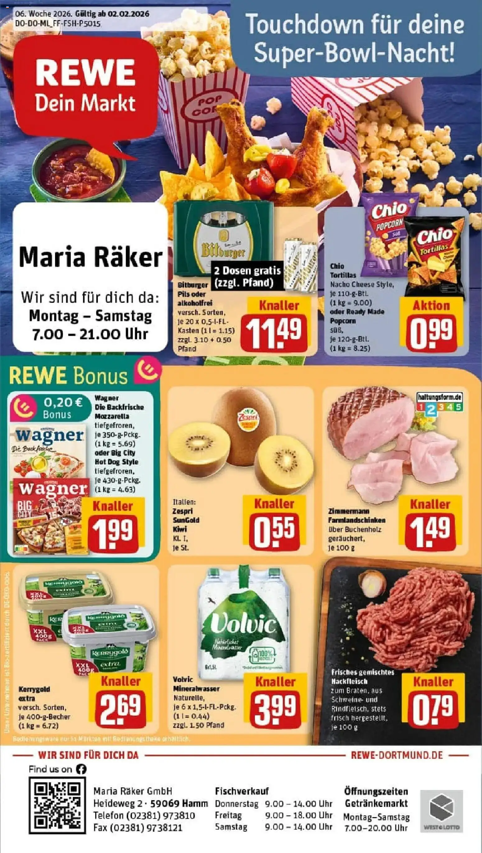 Vorschau von dem Prospekt des Geschäftes Rewe, gültig ab dem 02.02.2026