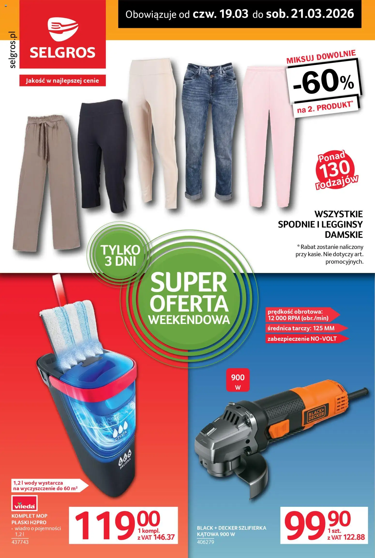 Pogląd gazetki "Selgros cash&carry gazetka - Oferta weekendowa" ze sklepu Selgros cash&carry ważnej od 19.03.2026