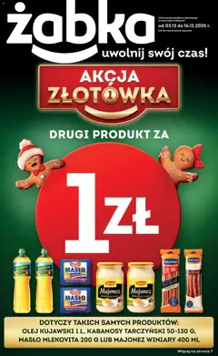 Pogląd gazetki "Gazetka" ze sklepu Żabka ważnej od 03.12.2025