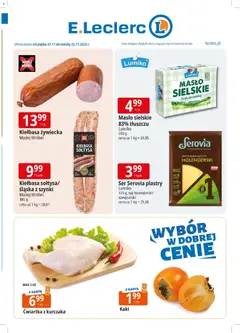 Pogląd gazetki "Warszawa Jerozolimskie" ze sklepu E.Leclerc ważnej od 21.11.2025