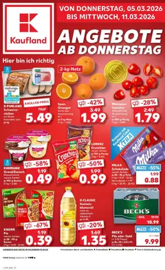 Vorschau von dem Prospekt des Geschäftes Kaufland, gültig ab dem 05.03.2026