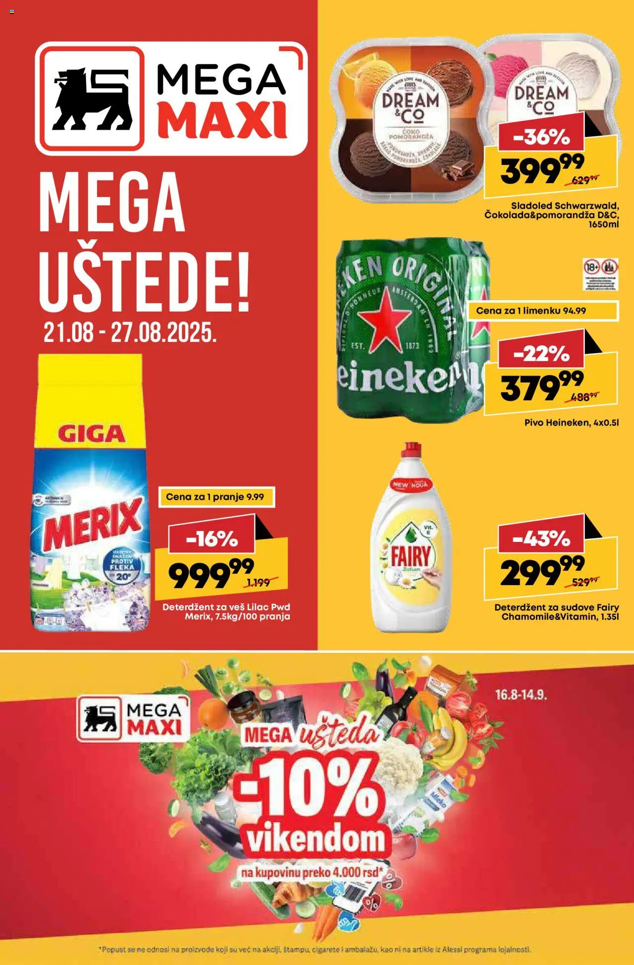 Mega Maxi katalog važi od 21.08.2025 - stranica 1