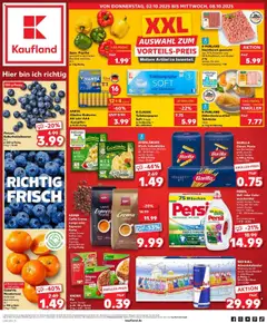 Vorschau von dem Prospekt des Geschäftes Kaufland, gültig ab dem 02.10.2025