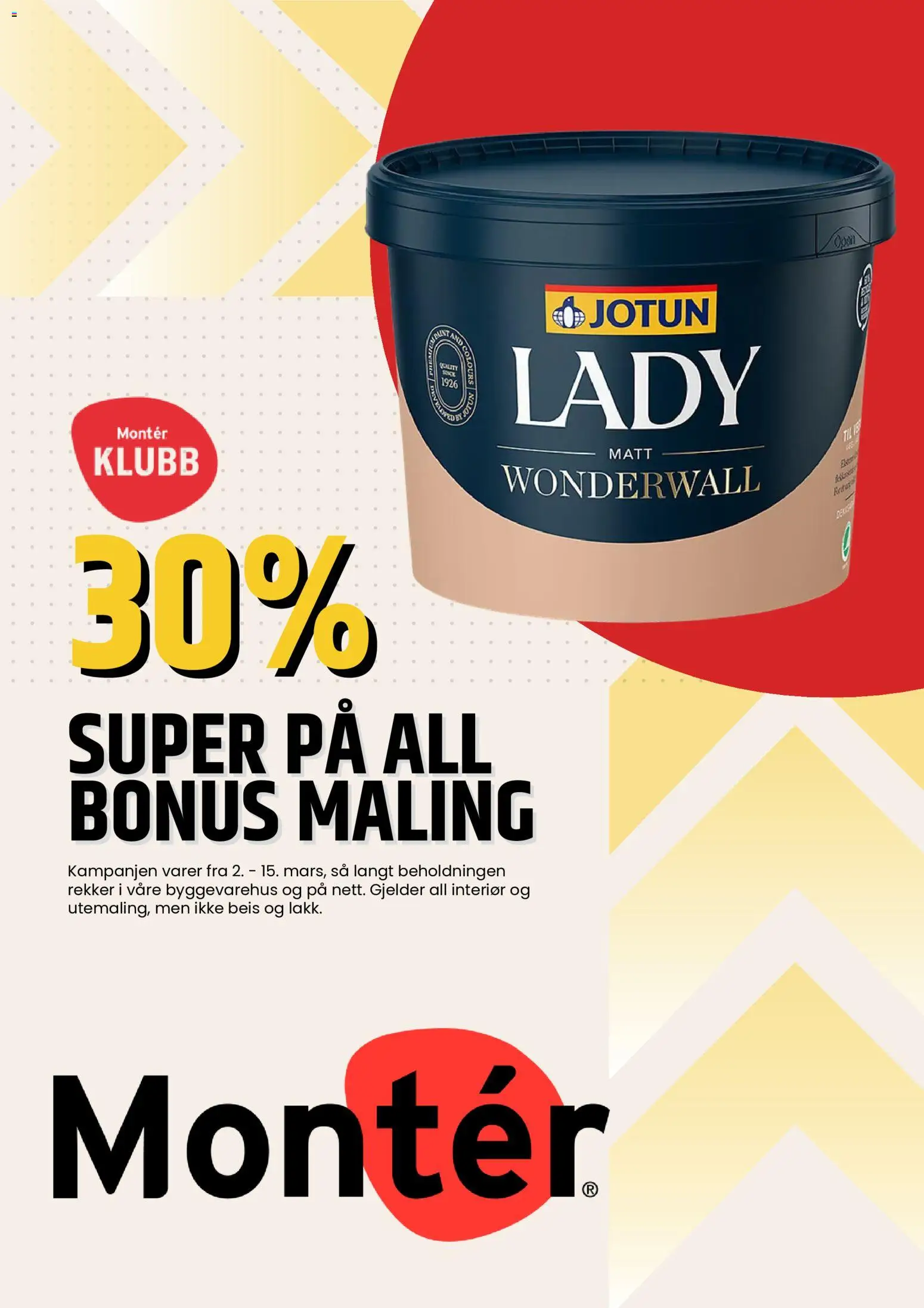 Forhåndsvis Montér kundeavis fra butikk Montér gyldig fra 06/03/2026 - Interiør